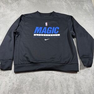 Orlando Magic Nike Team Issued Sweatshirt Warmup Large Black CN5941-010